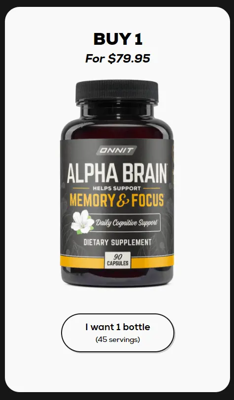 Alpha Brain-1x-Bottle